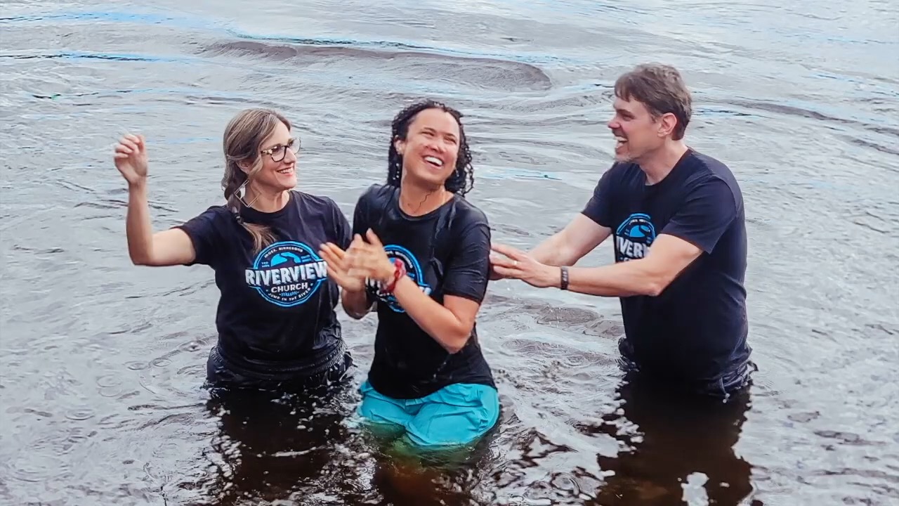 River baptism at Riverview Church Anoka MN — Jump In The River