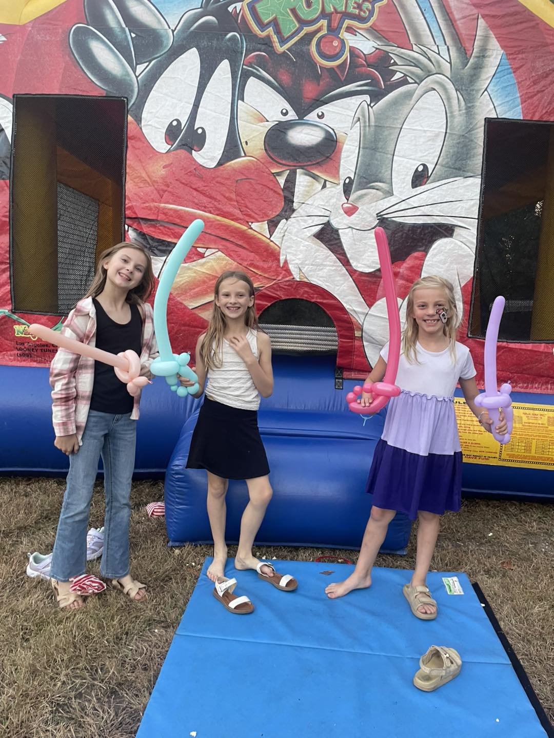 Kids bouncy house fun at Riverview Church